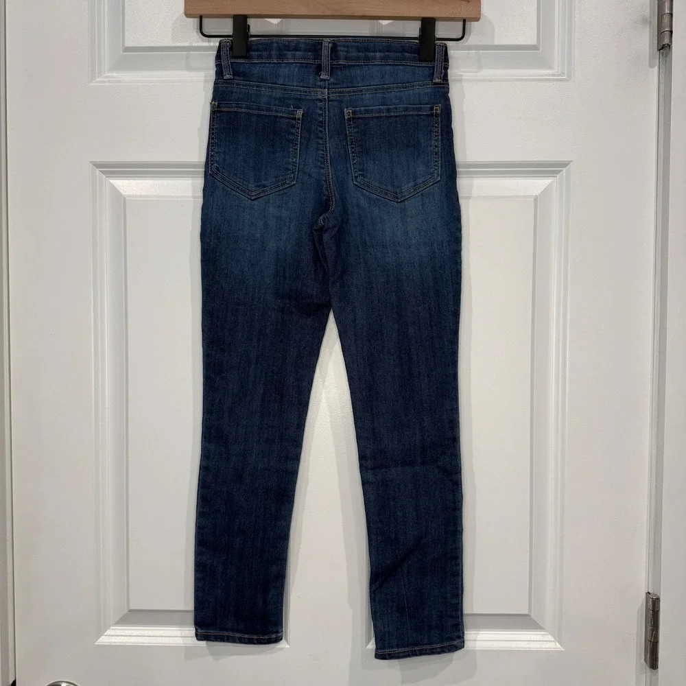 OshKosh Bgosh Super Skinny Blue Jeans Dark‎ Wash Kids Size 7S